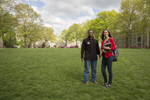 students on the quad at UCM