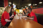 UCM students eating at Ellis Dining Hall