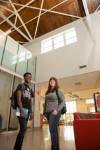 two students inside Student Recreation and Wellness Center