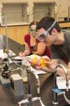 students working in chemistry lab