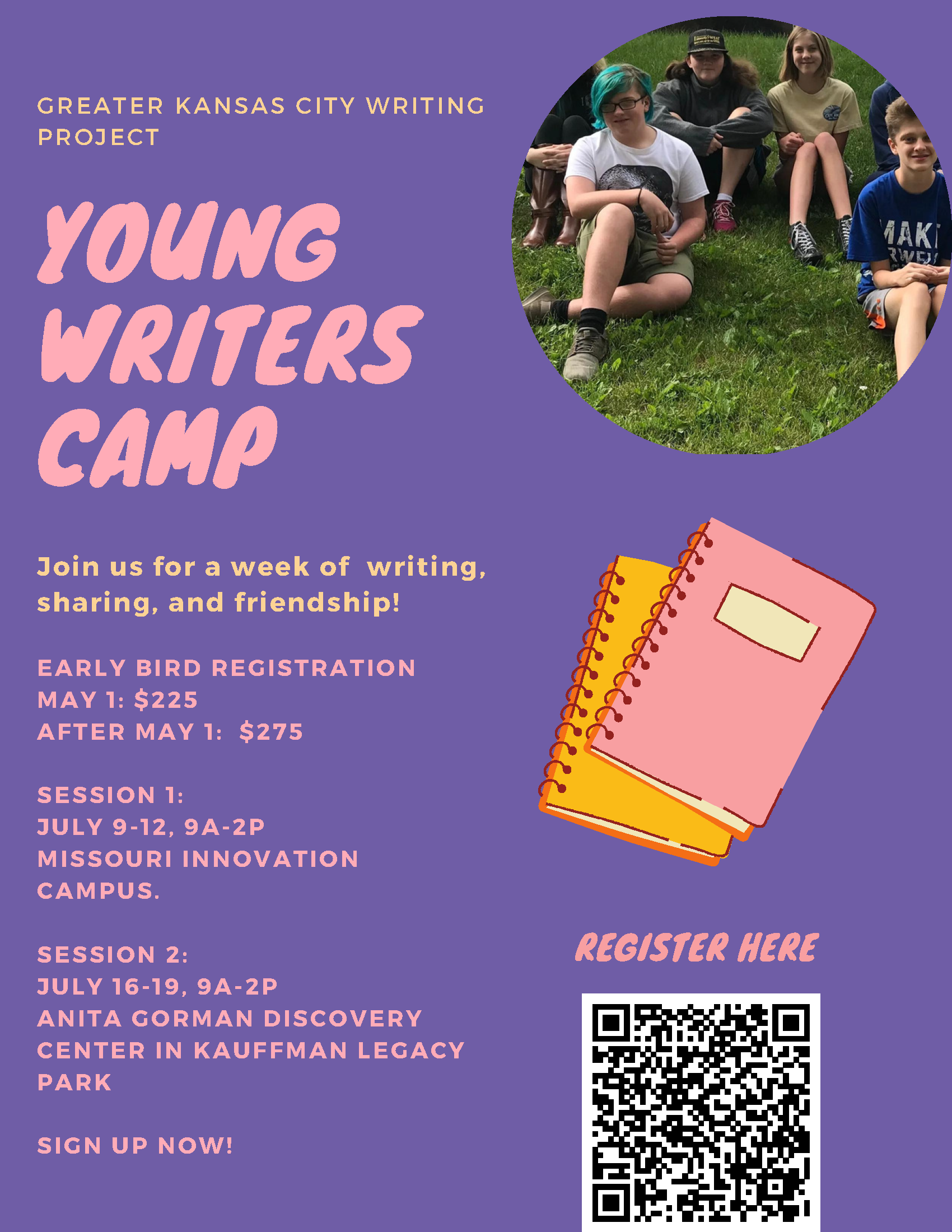 GKCWP Summer Writing Camps