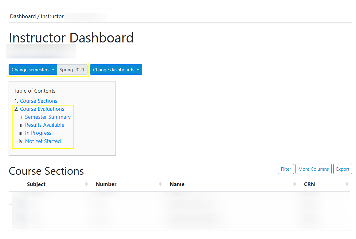 Instructor Dashboard