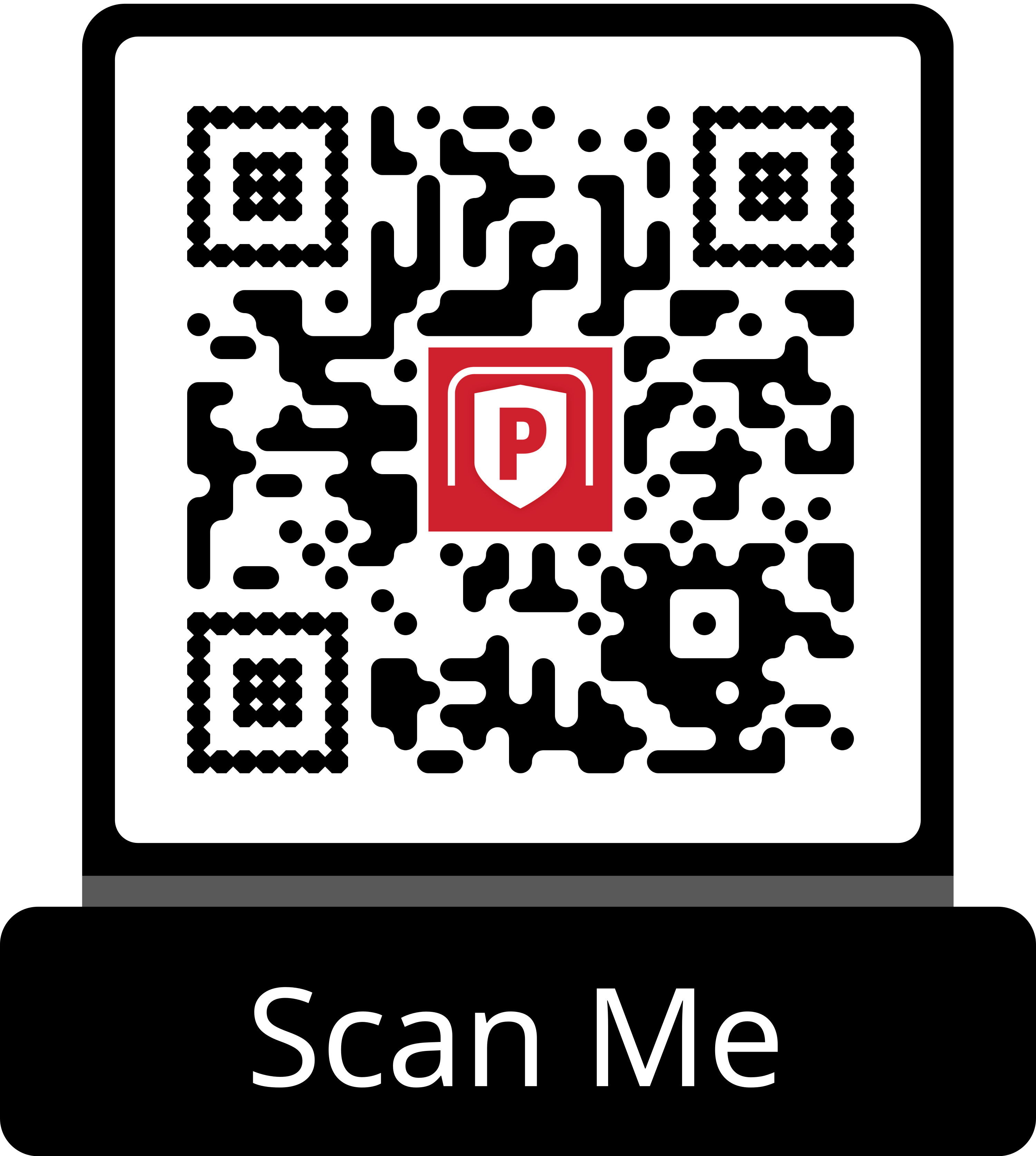 QR code to download UCM Park app