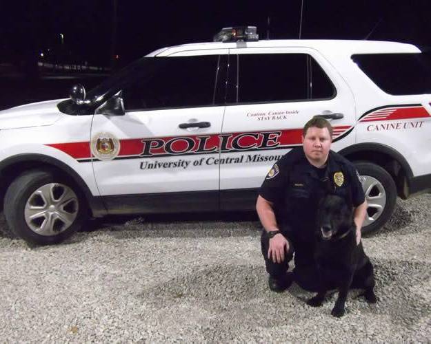 Officer Brown with K9 Echo