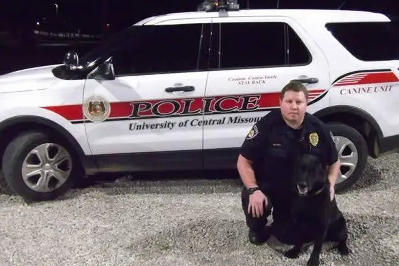 A University Police Office and K9